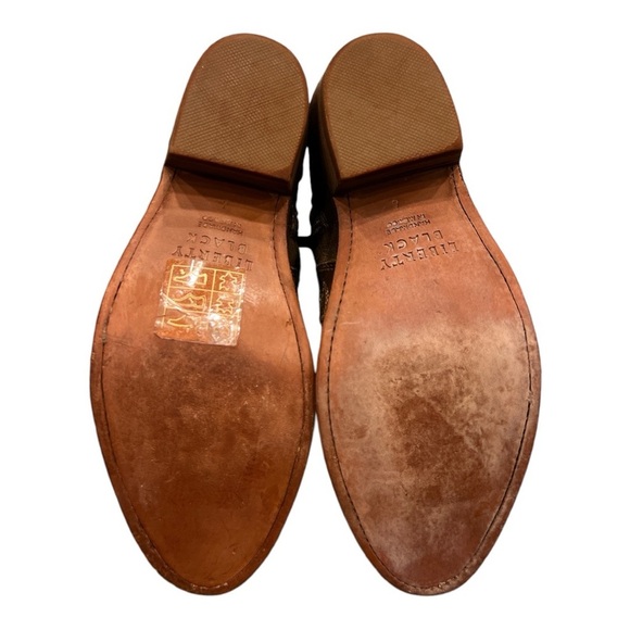 Liberty Black Uma Python Embossed Suede Cowboy Core Western Boots SZ 6 - Picture 7 of 13